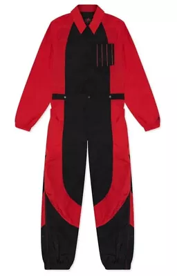 Jordan Essentials Full Length Women’s Suit Red/Black DJ2628-636 Sz 2X $140 NEW. • $148.38