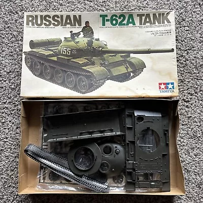 Tamiya 1/35 Russian Army Tank T-62A  Model Kit 3608  • $20