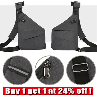 Men Women Cross Body Chest Anti Theft Travel Bag Crossbody Travel  Shoulder Bag • £6.78