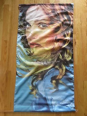 1998 MADONNA Ray Of Light Promotional Concert Tour 46  X 24  Cloth Banner • $125