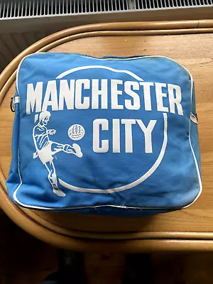 Vintage Football Memorabilia Manchester City Bag 1970 • £24