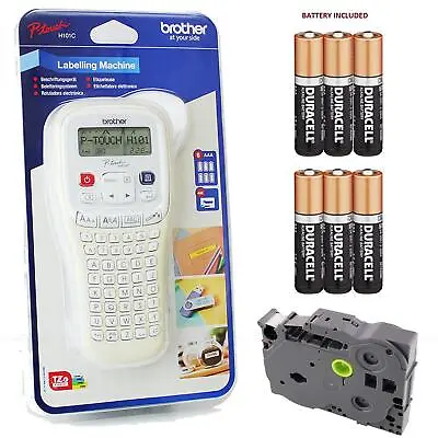 £34.99 • Buy Brother P-Touch Handheld Thermal Label Printer System +Tape +Batteries PT-H101C