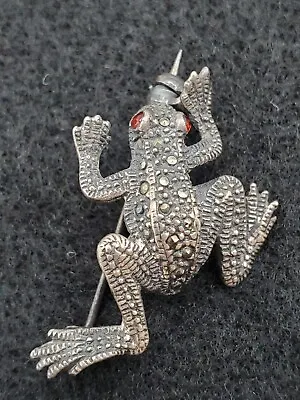 Vintage Frog Pin Silver • $14.95