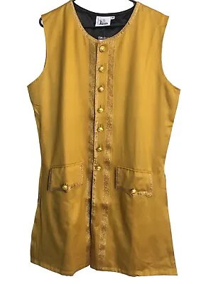 The Pirate Dressing Long Vest Steampunk Renaissance Fair Costume Halloween Men M • $62.99