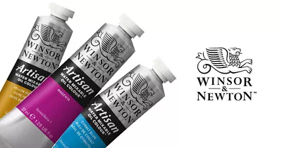 Winsor & Newton Artisan Water Mixable Oil Paint 37ml Tubes 40 Colours Available • £7.09