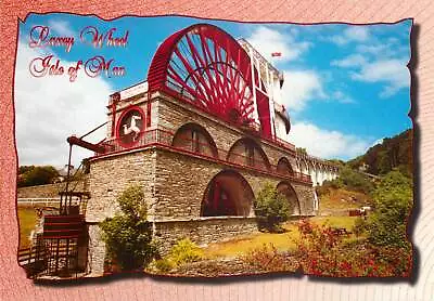 C15160 The Great Laxey Wheel   Isle Of Man Postcard • £0.99