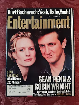 ENTERTAINMENT WEEKLY August 8 1997 Sean Penn Robin Wright Burt Bacharach • $14.40