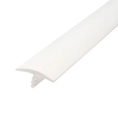 Outwater Plastic T-molding 11/16 Inch White Flexible Polyethylene Center Barb • $118.99