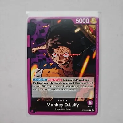 Monkey D Luffy OP05-060 L Leader Awakening Of New Era English One Piece Card • $1.99