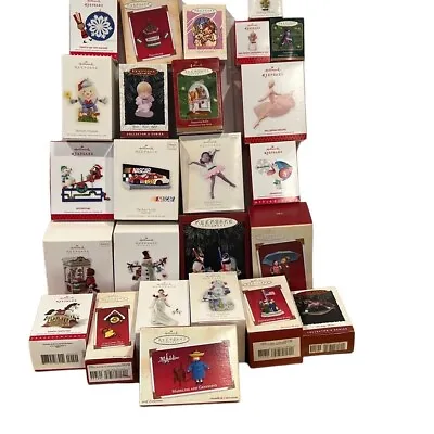 Hallmark Keepsake Christmas Ornaments Lot Of 27 New  In Box Madeline & More • $140