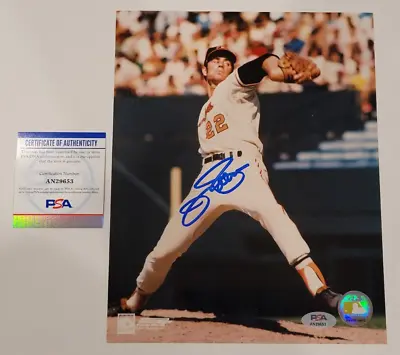 JIM PALMER Signed 8x10 Photo-HALL OF FAME-BALTIMORE ORIOLES-PSA • $20.99