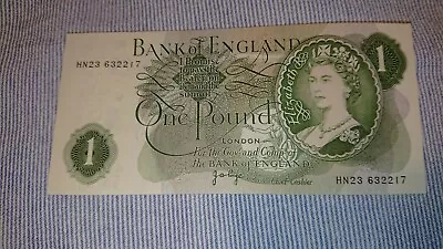 1 Pound Note (series C) [near Uncirculated] • £6