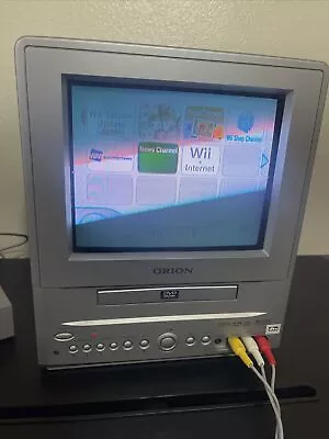 Orion 9  CRT TV / DVD Player Combo Gamer Vintage Gaming-DVD NOT READING DISC • $50