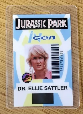 Jurassic Park ID Badge-Ingen Dr. Ellie Sattler Costume Prop Cosplay • $13.31