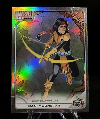 Dani Moonstar 28-V - CREATOR ART VARIANT RAINBOW McLeod Card - Marvel Platinum • $99.99