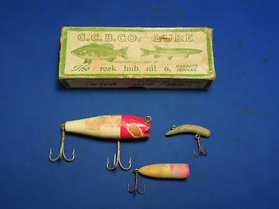 Lot Of 3 Vintage Fishing Lures W/ C.C.B.Co. Lure - Darter • $20