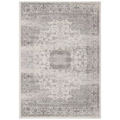 Safavieh Atlas Collection Atl965G Ivory/Grey Rug Modern Area Rug Carpet Viscose • $46.81