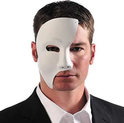 White Phantom Mask (1 Piece) Adult Size • $7.99