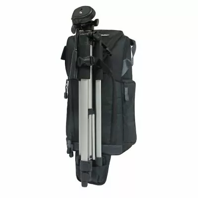 Vivitar Photo/Compact DSLR Sling Backpack Black Carry On Traveler Storage NEW • $19.95