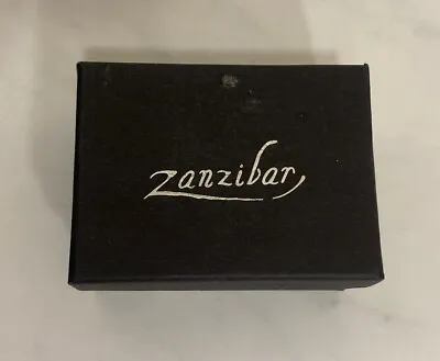 Zanzibar Rabbit Enameled Metal Trinket Box “Bunny Delight” W/Box Oliverns • $24.95