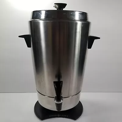 General Electric GE Auto Coffee Urn Percolator Vintage Works 1960s 12-30 Cup • $38.97