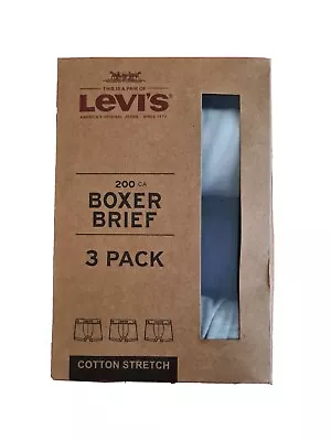 £17.99 • Buy Levi's Boxer Brief Pack Of 3 Large Size 
