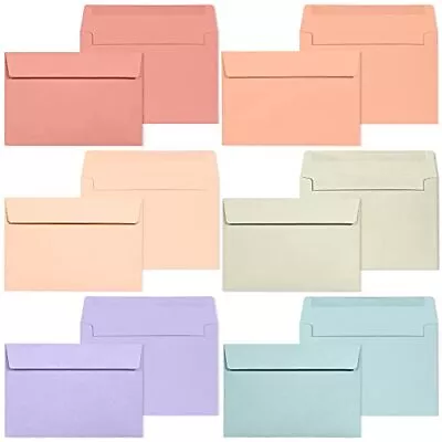 A4 Envelopes 48-Pack Colored Envelopes 4x6 Envelopes For Invitations Pastel C... • $17.23