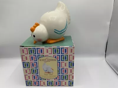 Gorham Merry-go-round Pitter Patter RHUMBA CHICK Bank Ceramic • $18.99