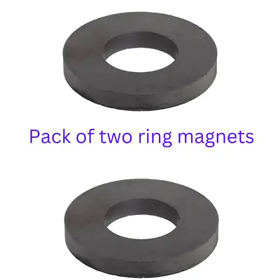 2 Pack Ceramic Ring Magnets Ferrite Strong Magnetic Material Free&Fast Shipping • $6.30