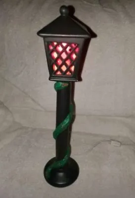 Ceramic Christmas Lantern Lamp Post With Holly Vintage Atlantic Mold  • $74