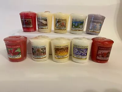 Ten Yankee Candle (old Logo) Samplers/Votives (S73) • £1.30