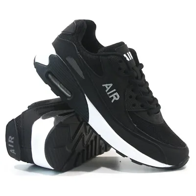 £22.95 • Buy  Mens Shock Absorbing Running Trainers Casual Lace Gym Walking Sports Shoes Size