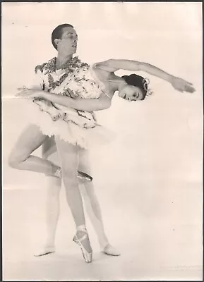 1949 Robert Helpmann And Margot Fonteyn In Sleeping Beauty Ballet Walter Strate  • $87.50