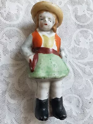 Vintage Ceramic Cowgirl Figurine Occupied Japan 4  • $9.99
