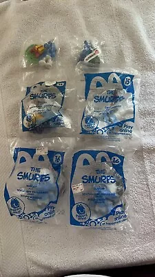 McDonalds Smurfs Figures Lot Of 6 Mixed Happy Meal Toys  2011 - Brand New • $15.99