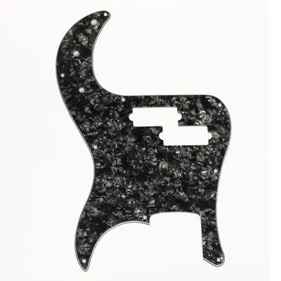 Black Pearl Precision/P Bass Pickguard Scratch Plate Fits   PB Guitar • £8.72