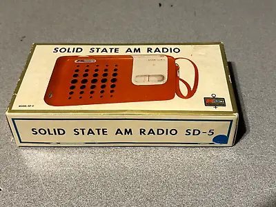Vintage Kmart AM Transistor Radio -  SD-5  New In The Box - Unused • $34