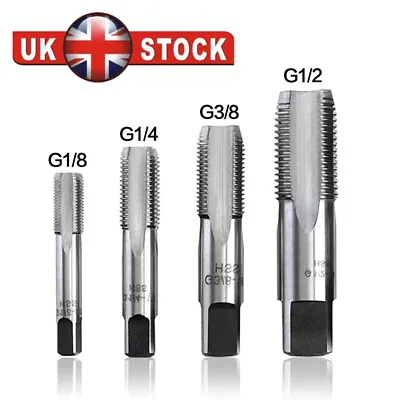 £6.99 • Buy G1/8 1/4 3/8 1/2 3/4 HSS Taper Pipe Tap Set BSP Metal Screw Thread Cutting Tools