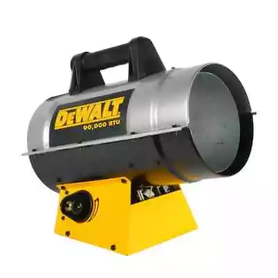 Dewalt Space Heater 90000-Btu Forced Air Propane Portable Quiet Operation Steel • $213.32