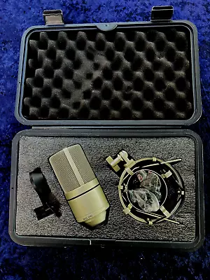 MXL 990 Condenser Microphone With Shockmount & Carrying Case • $59