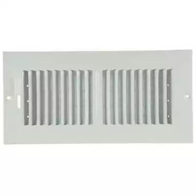 Zoro Select 4Jrn9 Sidewall/Ceiling Register 4 X 10 White Steel • $5.45