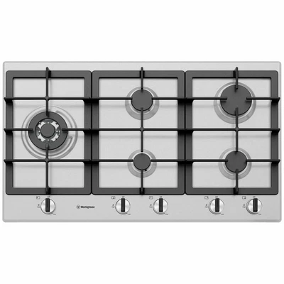 $769 • Buy NEW Westinghouse 90cm 5 Burner Natural Gas Cooktop WHG954SC