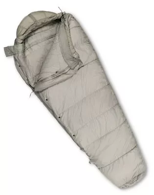 Very Good - US Military Intermediate Cold Weather MSS Gray Sleeping Bag USGI • $24.99