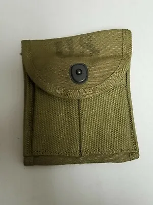  Original Us Gi Wwii M1 Carbine Khaki Stock Pouch  Victory  Dated 1943  • $49.95