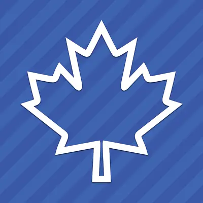 Canadian Maple Leaf Outline Canada Vinyl Decal Sticker • $2.79