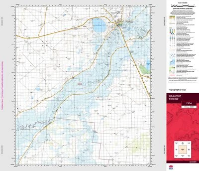 $19.95 • Buy Wilcannia 7534 Topographic Map 1:100k