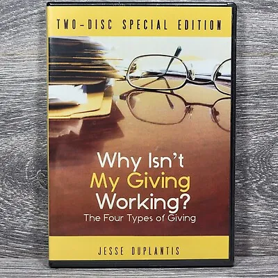 Why Isn't My Giving Working? DVD 2013 Jesse Duplantis Four Types Of Giving NEW • $16.99