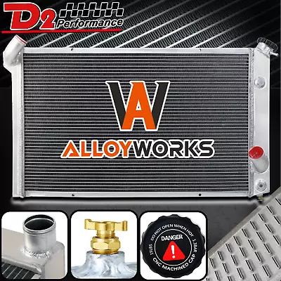 4 Row Aluminum Radiator For Chevy Corvette Base Stingray V8 5.7L 7.4L 1973-1976 • $209