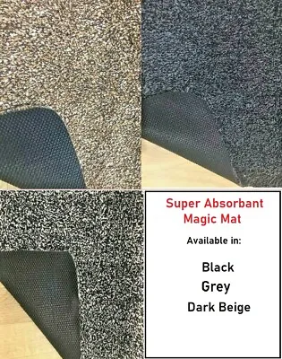 New Super Absorbent Magic Doormat Anti-Slip Washable Indoor/Outdoor ! • £8.99