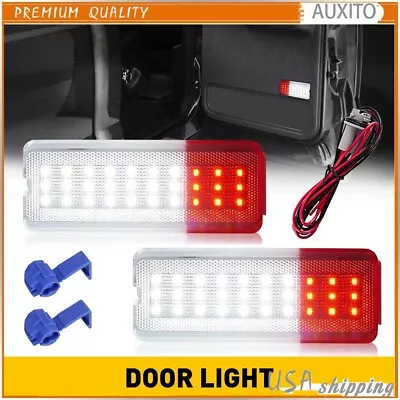 Red LED Door Courtesy Light Lamp For 1999-07 Ford F250 Super Bright Accessories • $21.84